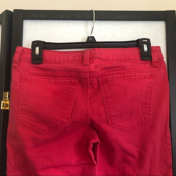 Bright Pink Straight Leg Jeans - Picture 5 of 5